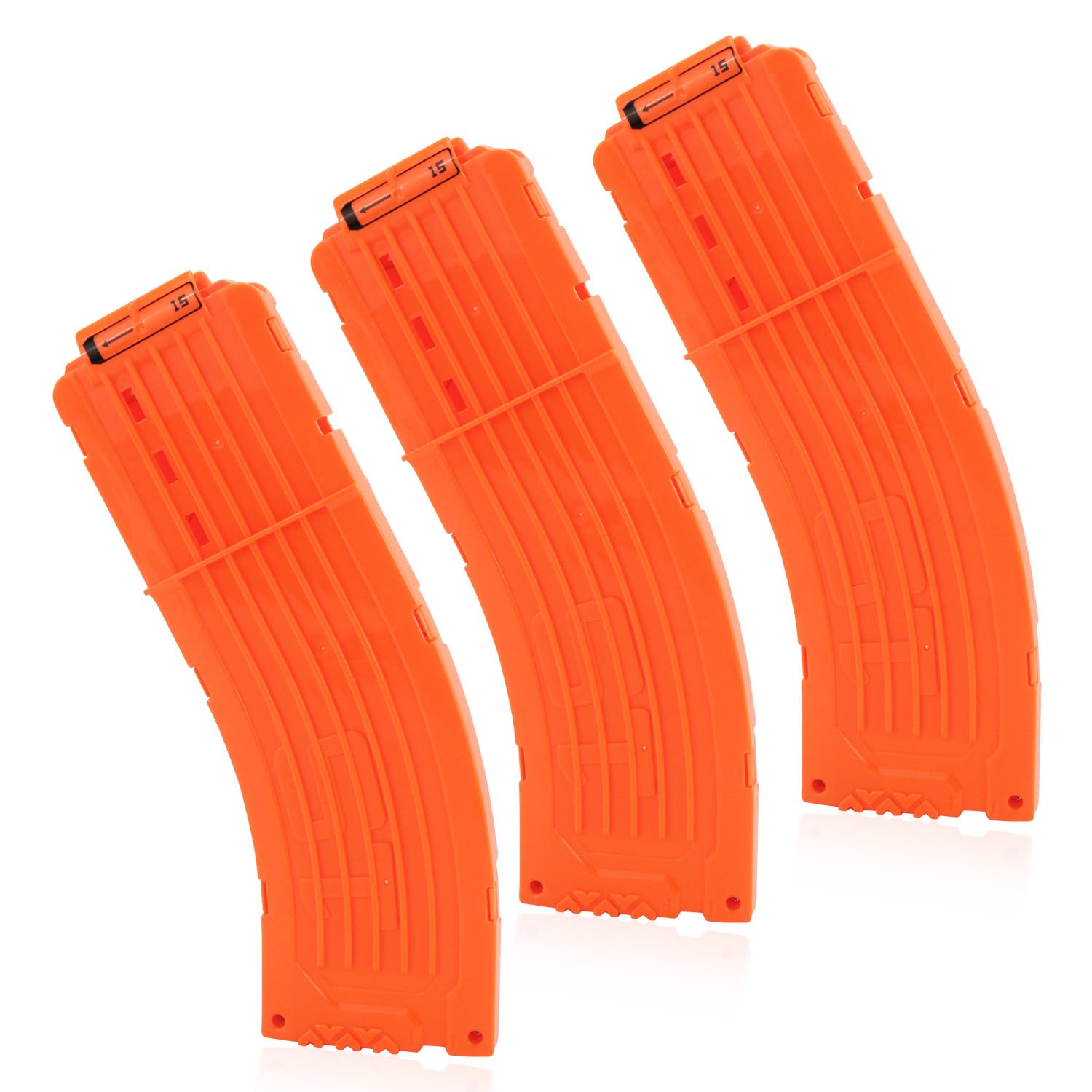 WALWAL 15-Dart Curved Magazine for Nerf Elite Guns, Soft Dart Quick Reload Magazine with Banana Clips (Orange, Pack of 3)
WALWAL 15-Dart Curved Magazine for Nerf Elite Guns, Soft Dart Quick Reload Magazine with Banana Clips (Orange, Pack of 3)
