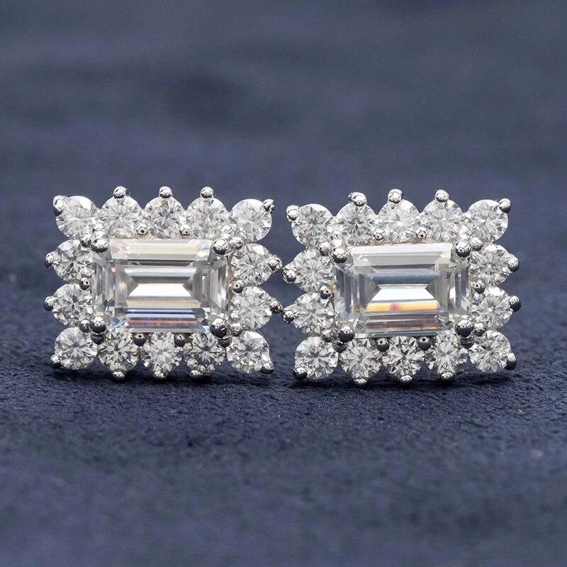 Модные серьги-гвоздики из стерлингового серебра S925, 0,8 карата, VVS1, изумрудной огранки, серьги-гвоздики для женщин и мужчин, ювелирные изделия с бриллиантами, подарок
Модные серьги-гвоздики из стерлингового серебра S925, 0,8 карата, VVS1, изумрудной огранки, серьги-гвоздики для женщин и мужчин, ювелирные изделия с бриллиантами, подарок