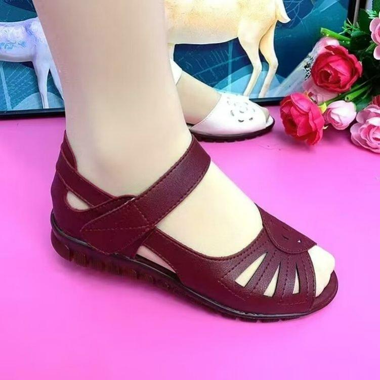 Summer Flat-bottomed Women s Shoes, Leather Shoes, Soft Leather, Soft-soled Mother Shoes, Sandals 41 червоний
Summer Flat-bottomed Women s Shoes, Leather Shoes, Soft Leather, Soft-soled Mother Shoes, Sandals 41 червоний
