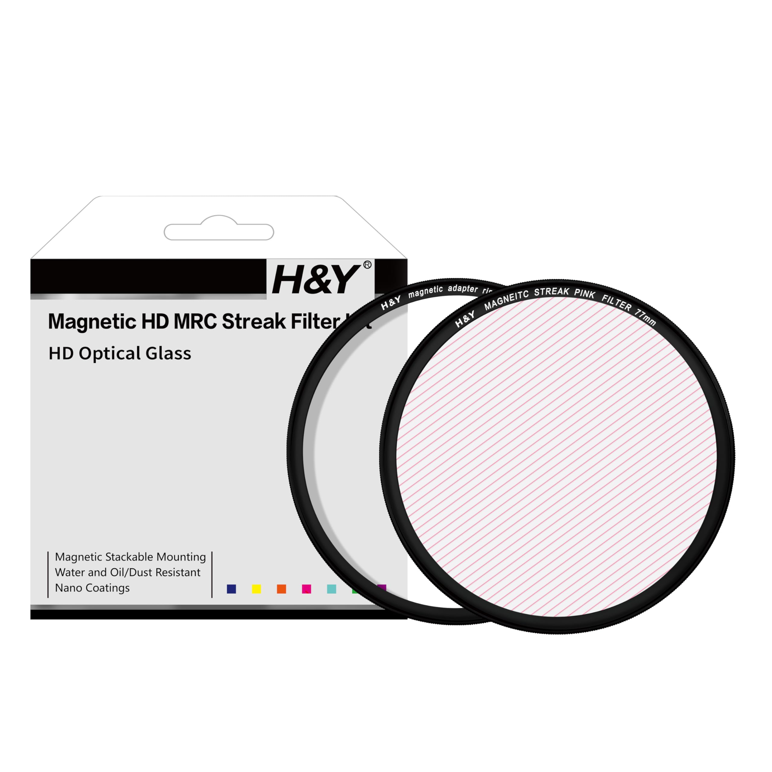 Streak Filter 67mm Magnetic Streak Pink Filter Kit Magnetic Line Flare Effect Thin Frame Water Repellent H&Y Anti-Static Anti-Stain Anti-Scratch
Streak Filter 67mm Magnetic Streak Pink Filter Kit Magnetic Line Flare Effect Thin Frame Water Repellent H&Y Anti-Static Anti-Stain Anti-Scratch