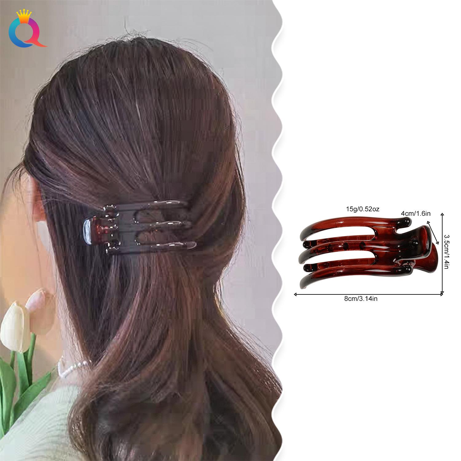 Acrylic Hair Claw Korean Simple Women Hair Crab Clamp Ponytail Holder Three Toothed Hairpin Fashion Non-slip Barrette Headwear 11cm
Acrylic Hair Claw Korean Simple Women Hair Crab Clamp Ponytail Holder Three Toothed Hairpin Fashion Non-slip Barrette Headwear 11cm