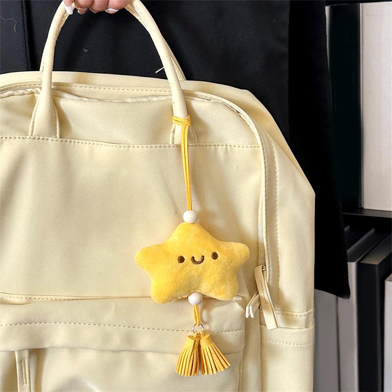 Cute Stars Plush Toy Doll Squeak Keychain Five-Pointed Star Bag Pendant Car Key Rings Bag Charms Lanyard Gift For Kids
Cute Stars Plush Toy Doll Squeak Keychain Five-Pointed Star Bag Pendant Car Key Rings Bag Charms Lanyard Gift For Kids