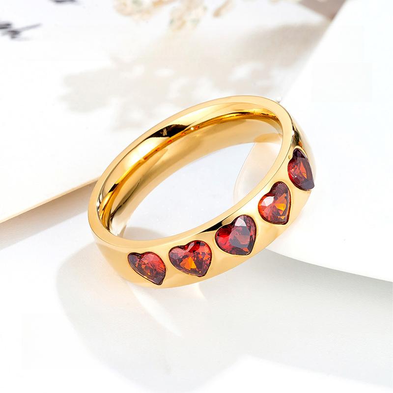 New Love Row Diamond Ring Plated Light Luxury High-end Ring Women s Titanium Steel Jewelry 10
New Love Row Diamond Ring Plated Light Luxury High-end Ring Women s Titanium Steel Jewelry 10
