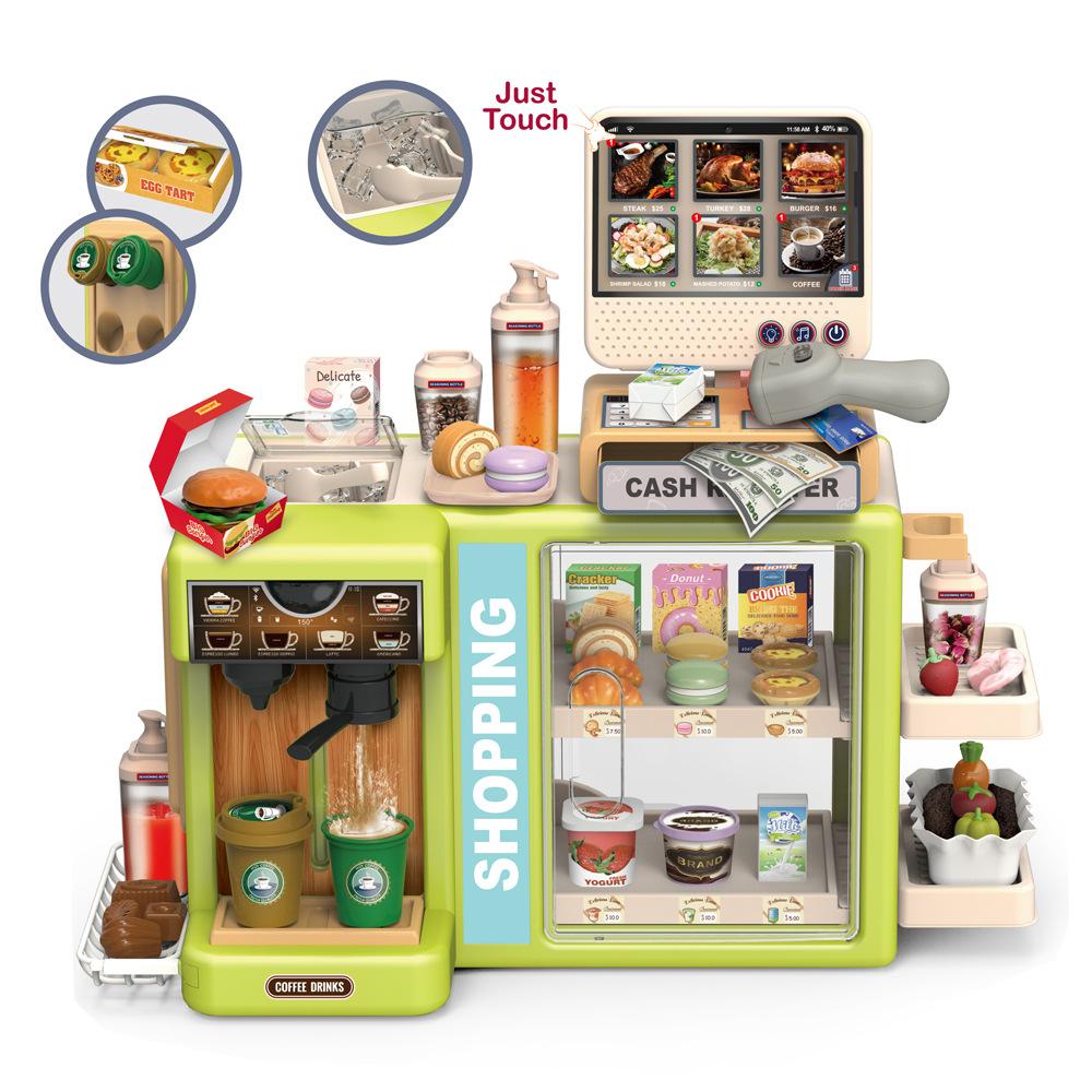Playing House Children Simulation Candy Convenience Store Supermarket Touch Function Checkout Page Appliances Coffee Machine Toys
Playing House Children Simulation Candy Convenience Store Supermarket Touch Function Checkout Page Appliances Coffee Machine Toys