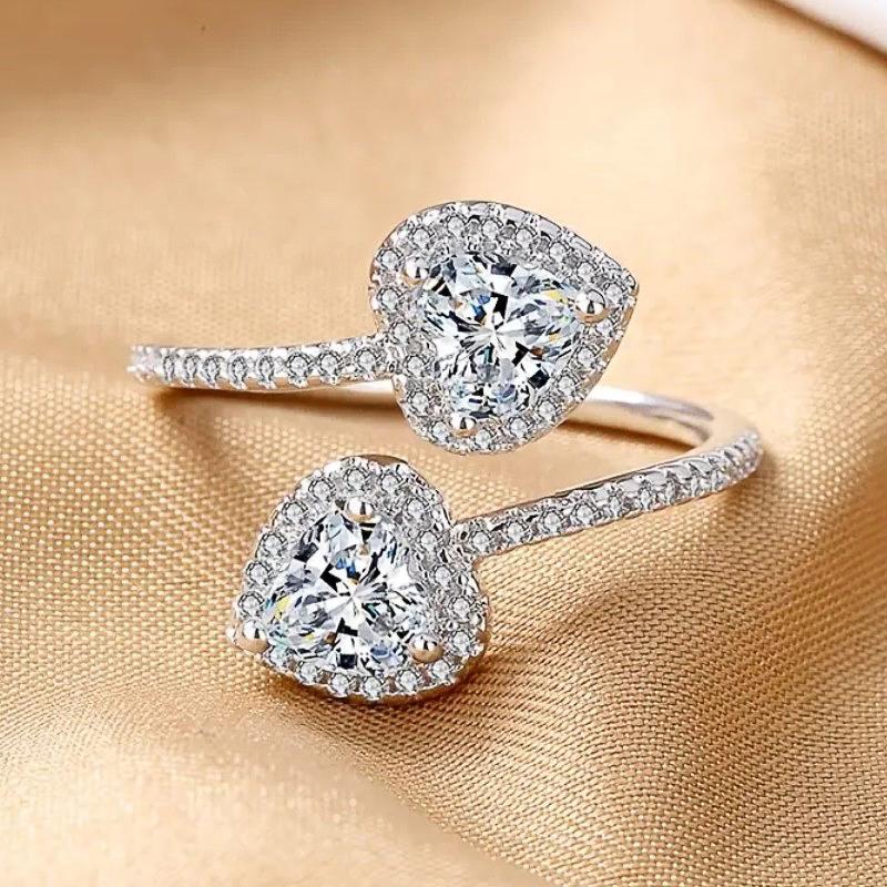 CAOSHI Noble Lady Shinning Adjustable Ring Female Wedding Accessories with Bright Zirconia Fashion Opening Finger Zircon Gift resizable
CAOSHI Noble Lady Shinning Adjustable Ring Female Wedding Accessories with Bright Zirconia Fashion Opening Finger Zircon Gift resizable
