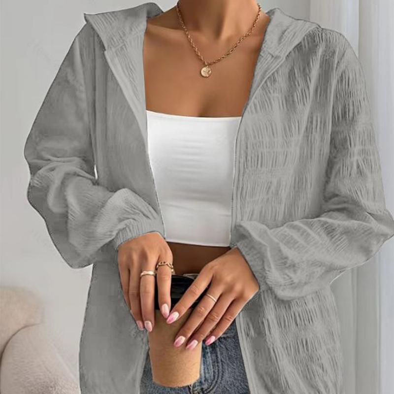 Women S Lightweight White Hooded Jacket Long Sleeves, Versatile Outerwear for All Seasons 2XL сірий
Women S Lightweight White Hooded Jacket Long Sleeves, Versatile Outerwear for All Seasons 2XL сірий
