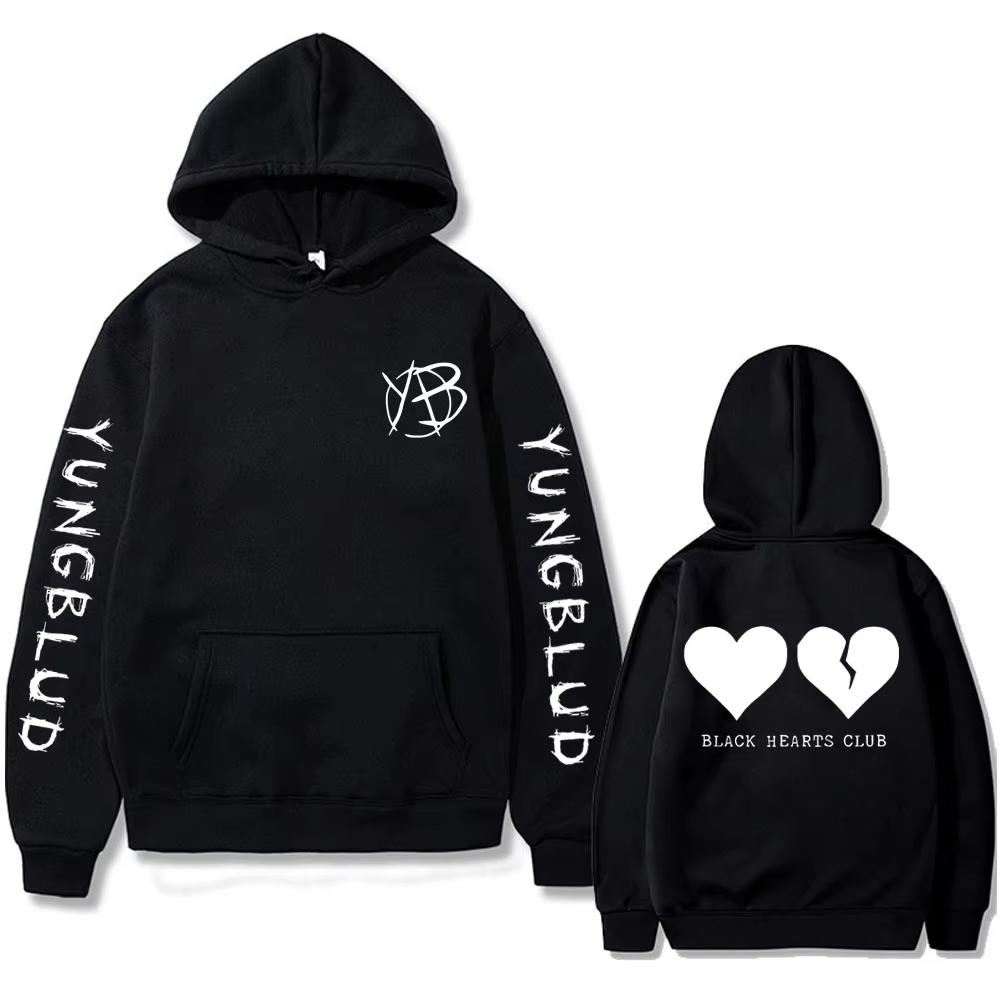 Singer Yungblud Black Hearts Club Print Hoodie Male Casual Loose Sweatshirt Men Women Rock Vintage Tracksuit S
Singer Yungblud Black Hearts Club Print Hoodie Male Casual Loose Sweatshirt Men Women Rock Vintage Tracksuit S