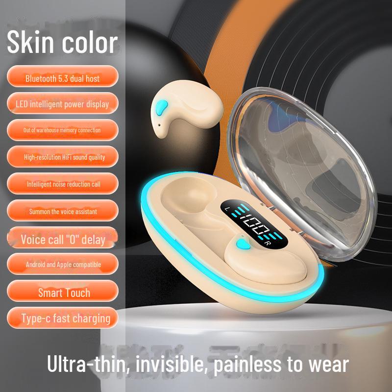 Шумоподавляющие наушники Bluetooth X55 Sleep Type: Внутриканальные наушники, Длительный срок службы батареи, Глубокие басы, Универсальная совместимость
Шумоподавляющие наушники Bluetooth X55 Sleep Type: Внутриканальные наушники, Длительный срок службы батареи, Глубокие басы, Универсальная совместимость