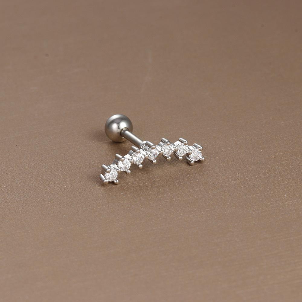 Minimalist Zircon Ball Screw Ear Stud Cartilage Piercing Jewelry for Women Light Luxury
Minimalist Zircon Ball Screw Ear Stud Cartilage Piercing Jewelry for Women Light Luxury