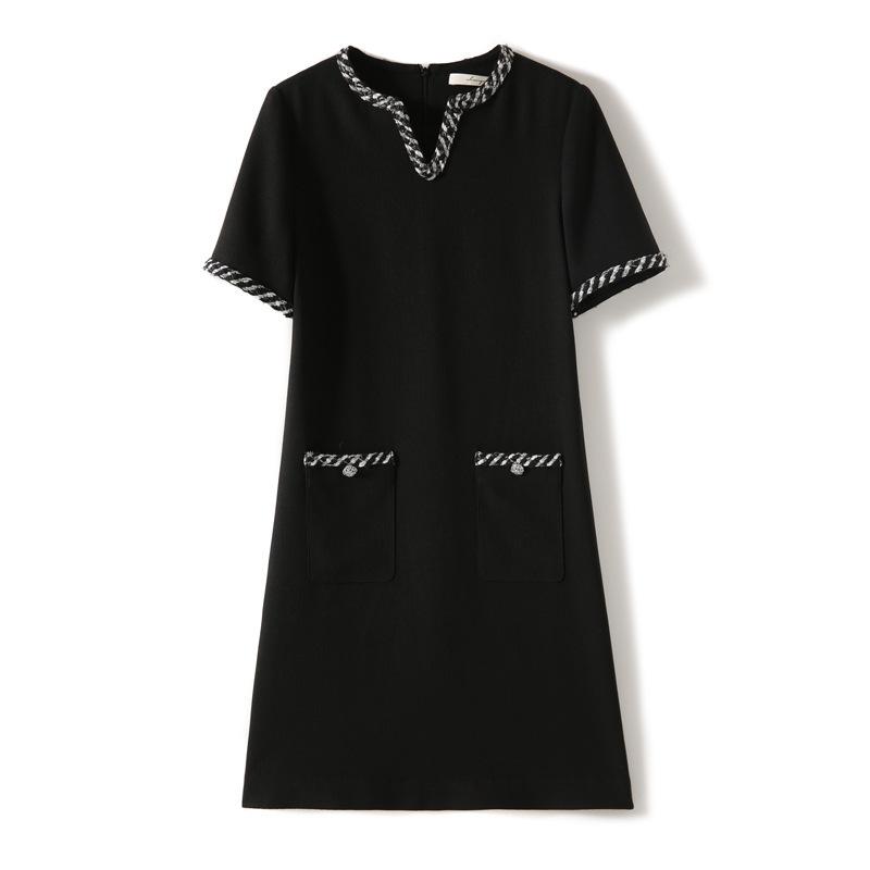 Черное платье женское новое французское платье Commuter юбка XXL
Черное платье женское новое французское платье Commuter юбка XXL