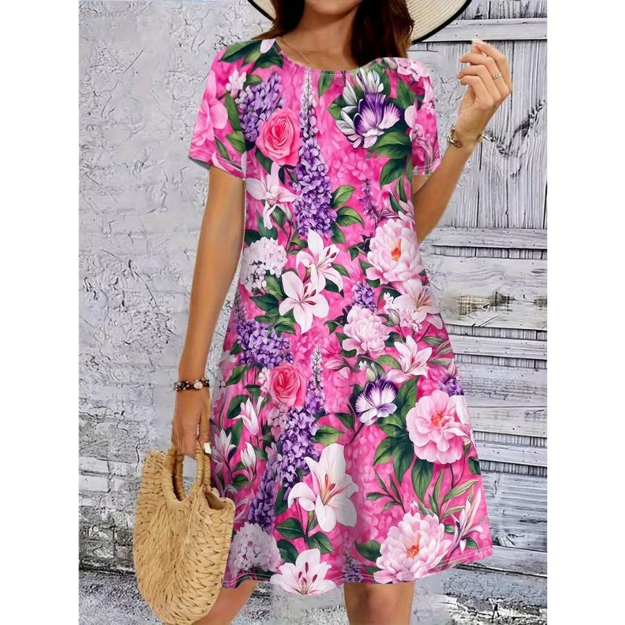 2026 нова європейська та американська 3D цифрова друкована літня сукня з коротким рукавом жіноча з квітковим візерунком пляжна сукня жіночий одяг 5XL
2026 нова європейська та американська 3D цифрова друкована літня сукня з коротким рукавом жіноча з квітковим візерунком пляжна сукня жіночий одяг 5XL