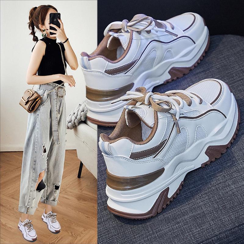 Женская корейская обувь Dad Shoes 2024: Модные, дышащие, повседневные кроссовки на толстой подошве для увеличения роста 40 хаки
Женская корейская обувь Dad Shoes 2024: Модные, дышащие, повседневные кроссовки на толстой подошве для увеличения роста 40 хаки