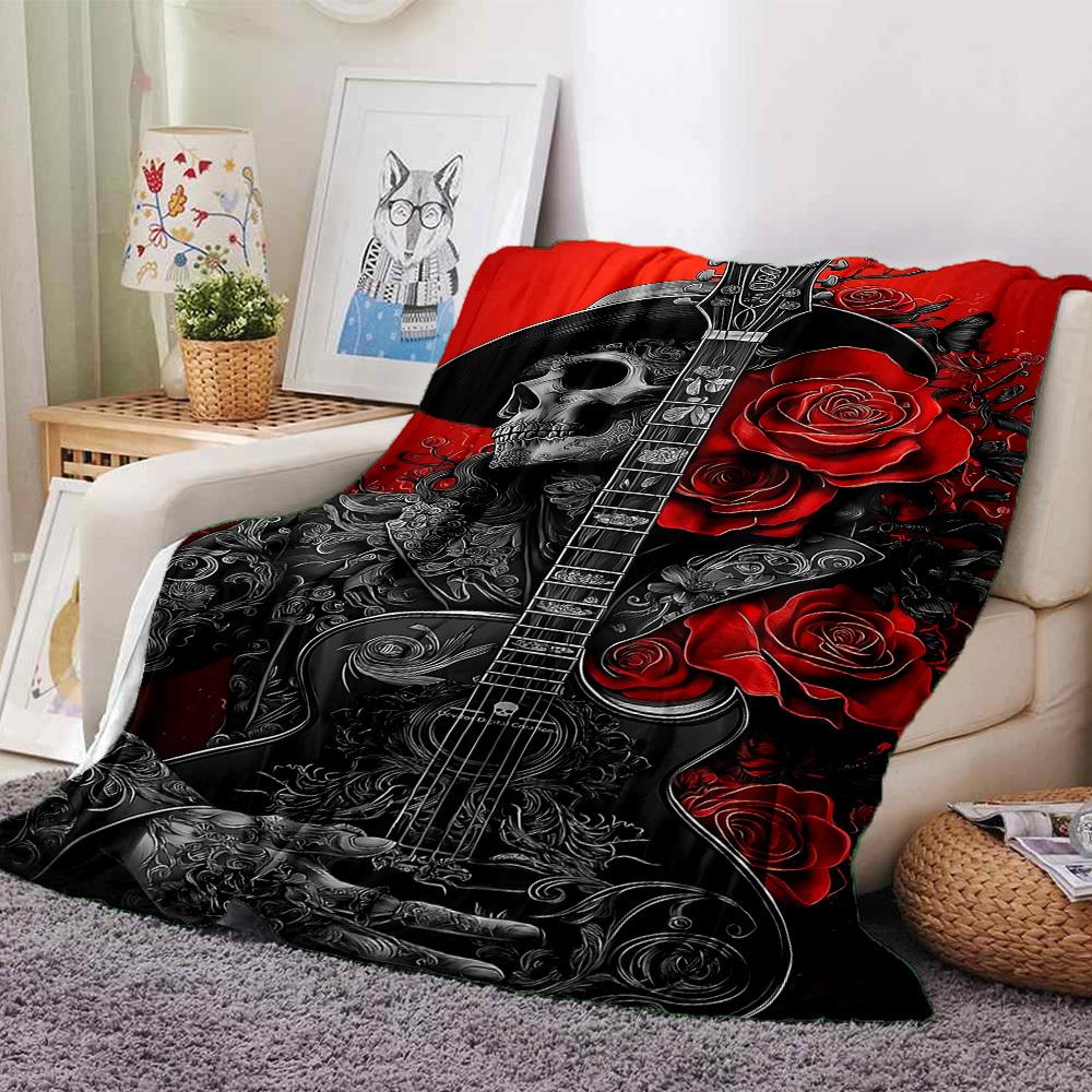 1pc Skull Roses Themed Printed Soft and Comfortable Home Blanket, Small Throw Blanket, Nap Blanket, Suitable as a Gift l054 80cmx120cm(31inx47in)
1pc Skull Roses Themed Printed Soft and Comfortable Home Blanket, Small Throw Blanket, Nap Blanket, Suitable as a Gift l054 80cmx120cm(31inx47in)