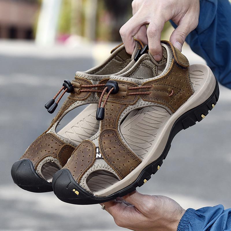 Classic Men s Sandals Summer Soft Leather Sandals Breathable Men Shoes Genuine Leather Sandals Soft Outdoor Men Roman Sandals
Classic Men s Sandals Summer Soft Leather Sandals Breathable Men Shoes Genuine Leather Sandals Soft Outdoor Men Roman Sandals