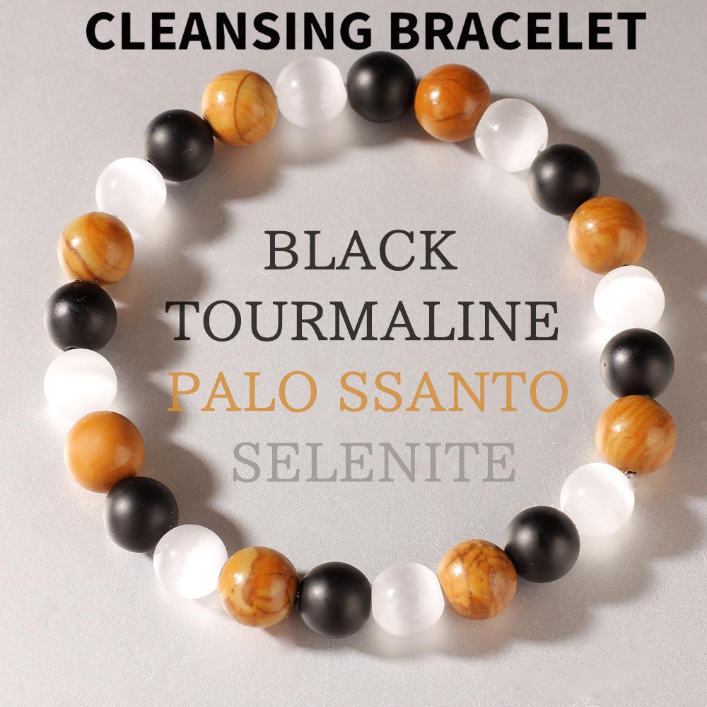 Браслет для очищения тела из кристалла 8 мм с черным турмалином и пало санто для усиления движения и энергии
Браслет для очищения тела из кристалла 8 мм с черным турмалином и пало санто для усиления движения и энергии