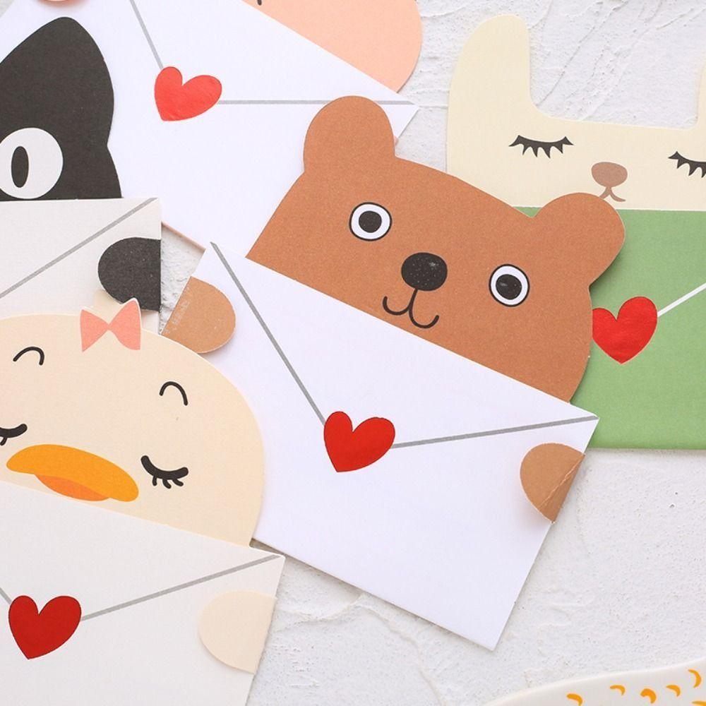 6PCS Bear Rabbit Decoration Letter Paper Ins Cartoon Greeting Card Valentine s Day Gifts green chicken
6PCS Bear Rabbit Decoration Letter Paper Ins Cartoon Greeting Card Valentine s Day Gifts green chicken