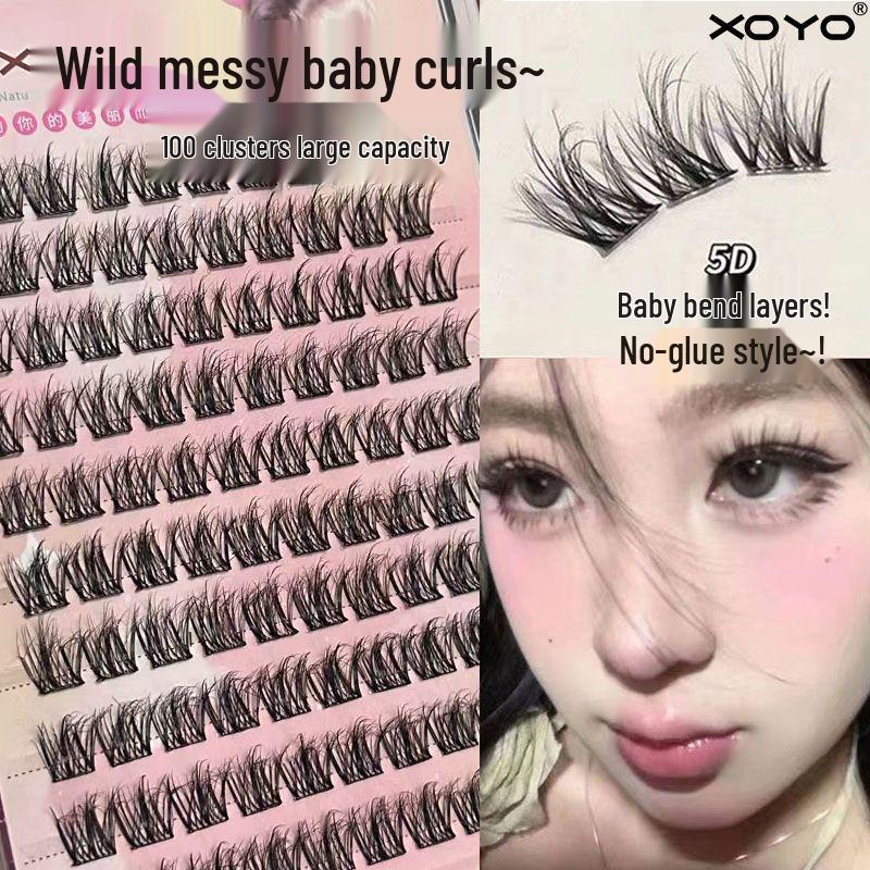 XOYO Christmas Baby Curl Comic False Eyelashes - Ten-Row, Messy, Lazy, Natural Beginner Eyelashes. 10 Clusters Trial 5D Wild Messy Mink Random
XOYO Christmas Baby Curl Comic False Eyelashes - Ten-Row, Messy, Lazy, Natural Beginner Eyelashes. 10 Clusters Trial 5D Wild Messy Mink Random