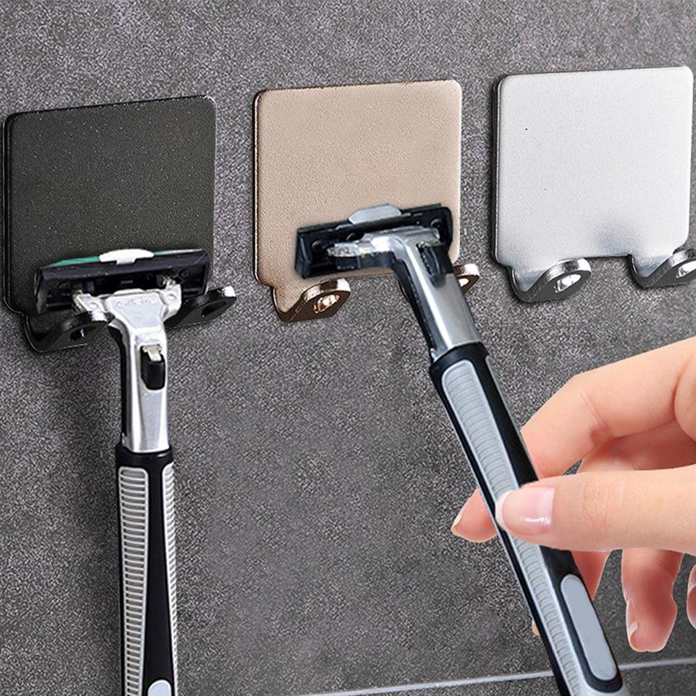 Silver Black Rose Gold Stainless Steel Razor Holder Space Aluminum Wall Hook Wall
Silver Black Rose Gold Stainless Steel Razor Holder Space Aluminum Wall Hook Wall