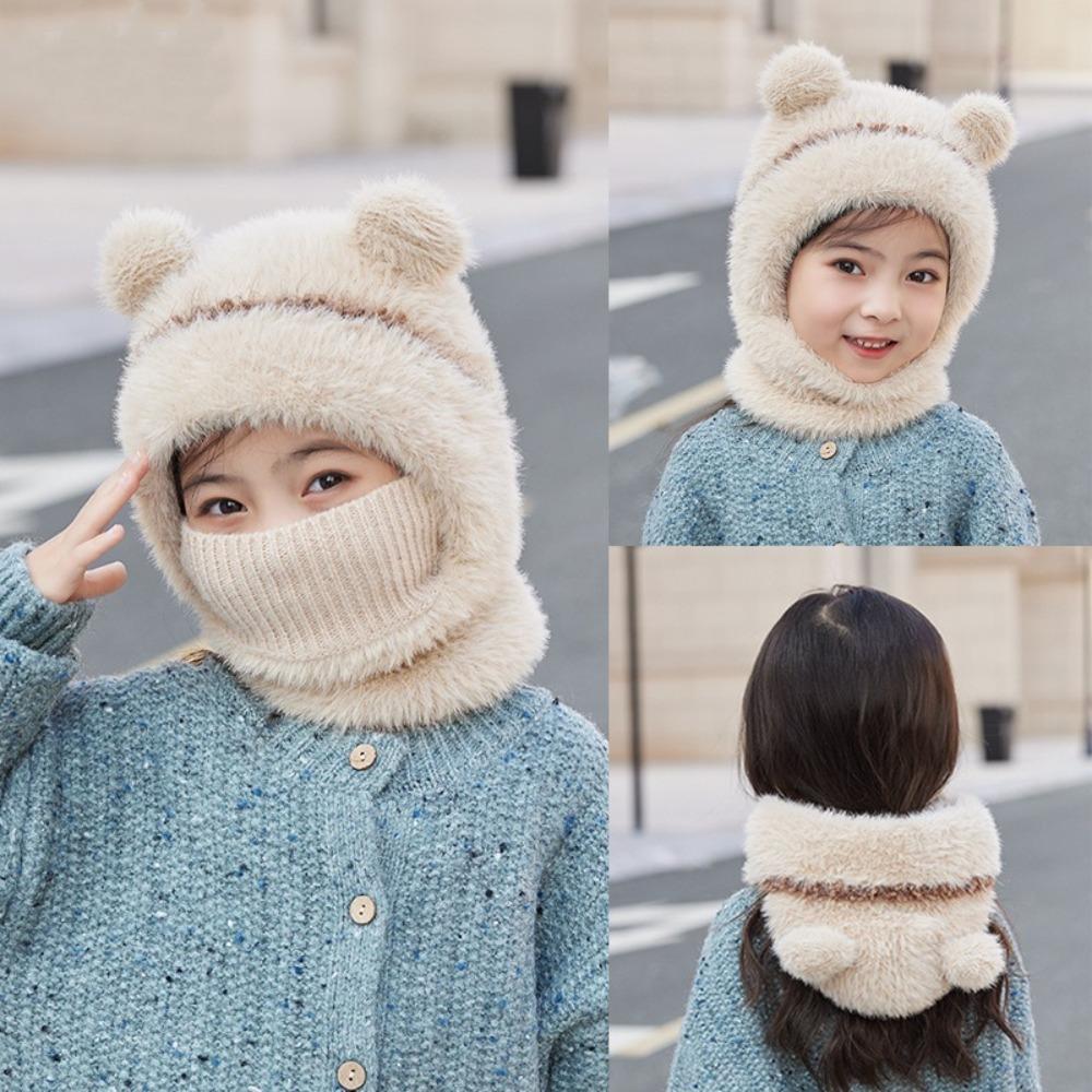 All-in-one Baby Windproof Hat Keep Warm Ear Protection Hats Cute Kids Hats Scarf Set бежевий
All-in-one Baby Windproof Hat Keep Warm Ear Protection Hats Cute Kids Hats Scarf Set бежевий