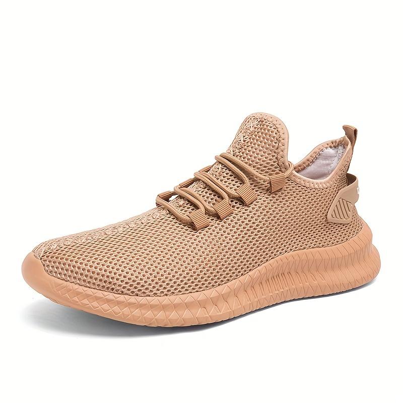 Мужские легкие дышащие тренировочные кроссовки из однотонной ткани с застежкой на шнуровке, удобный дизайн без шнуровки, подошва MD, идеально подходят для тренировок и бега 47 коричневый
Мужские легкие дышащие тренировочные кроссовки из однотонной ткани с застежкой на шнуровке, удобный дизайн без шнуровки, подошва MD, идеально подходят для тренировок и бега 47 коричневый