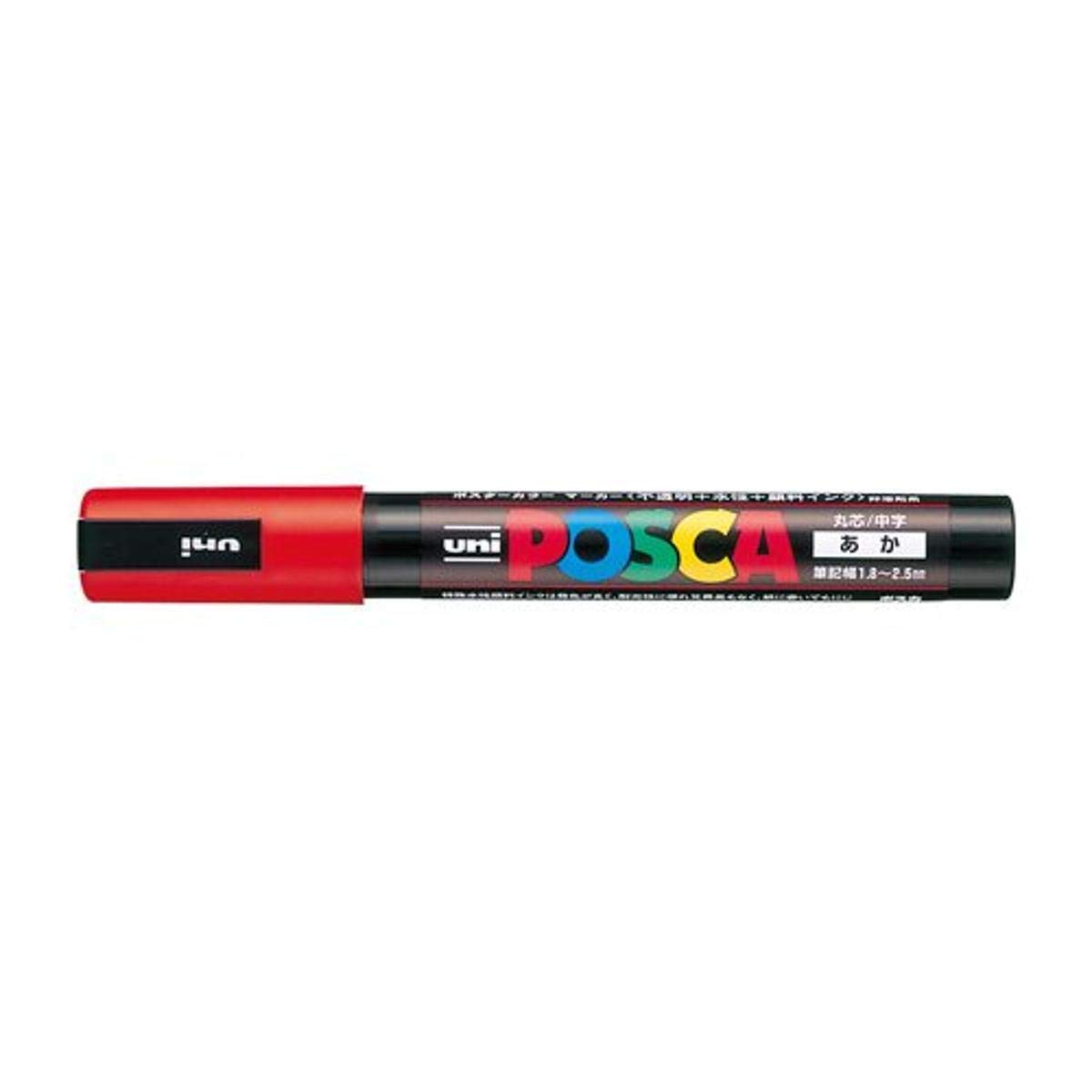 Mitsubishi Pencil Medium Round Water-Based Pen, Posca, Point, Tip, Red, PC5M.15 красный
Mitsubishi Pencil Medium Round Water-Based Pen, Posca, Point, Tip, Red, PC5M.15 красный
