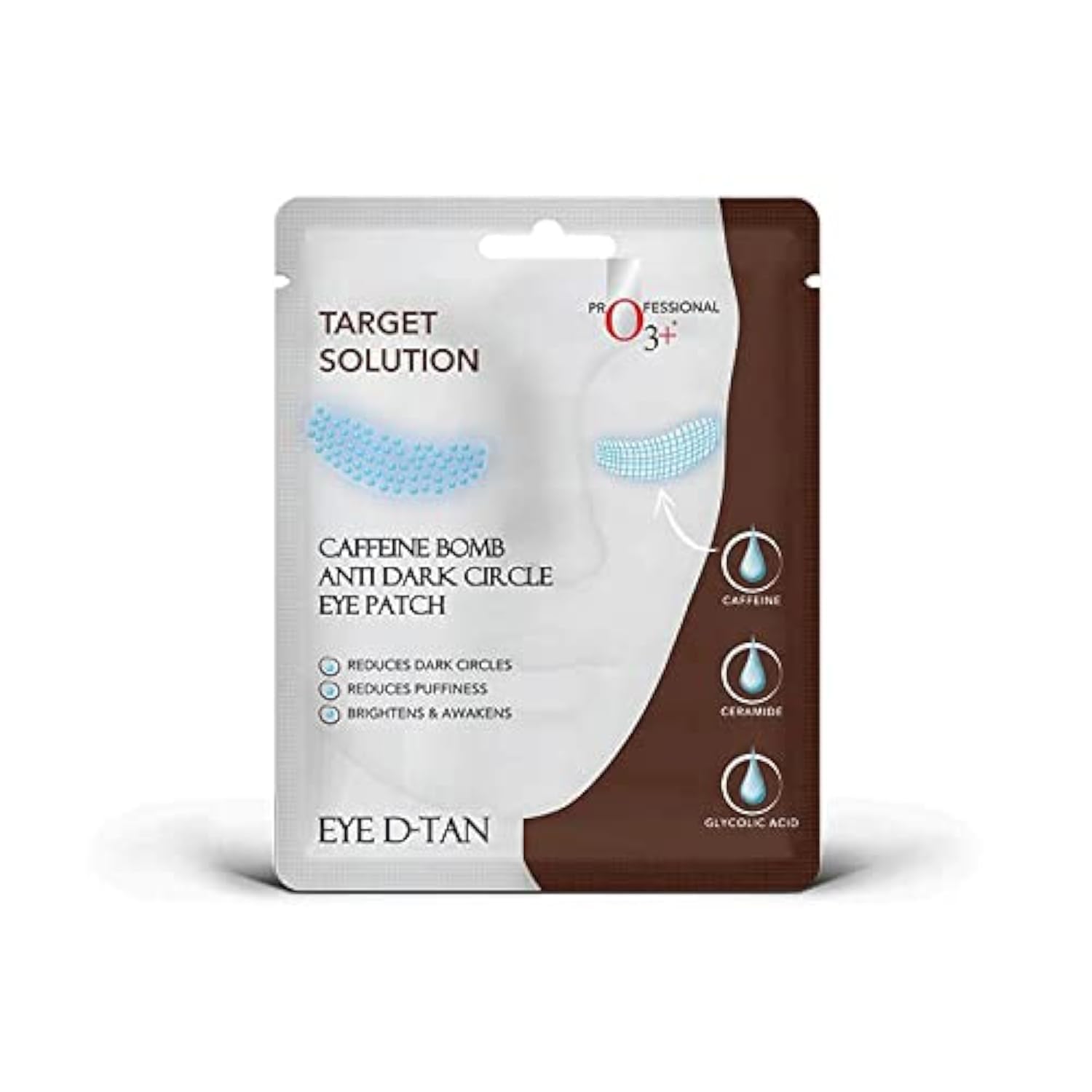 O3+ Caffeine Bomb Anti Dark Circle Eye Patch 5G Single Use Reduces Puffiness & Brightens
O3+ Caffeine Bomb Anti Dark Circle Eye Patch 5G Single Use Reduces Puffiness & Brightens