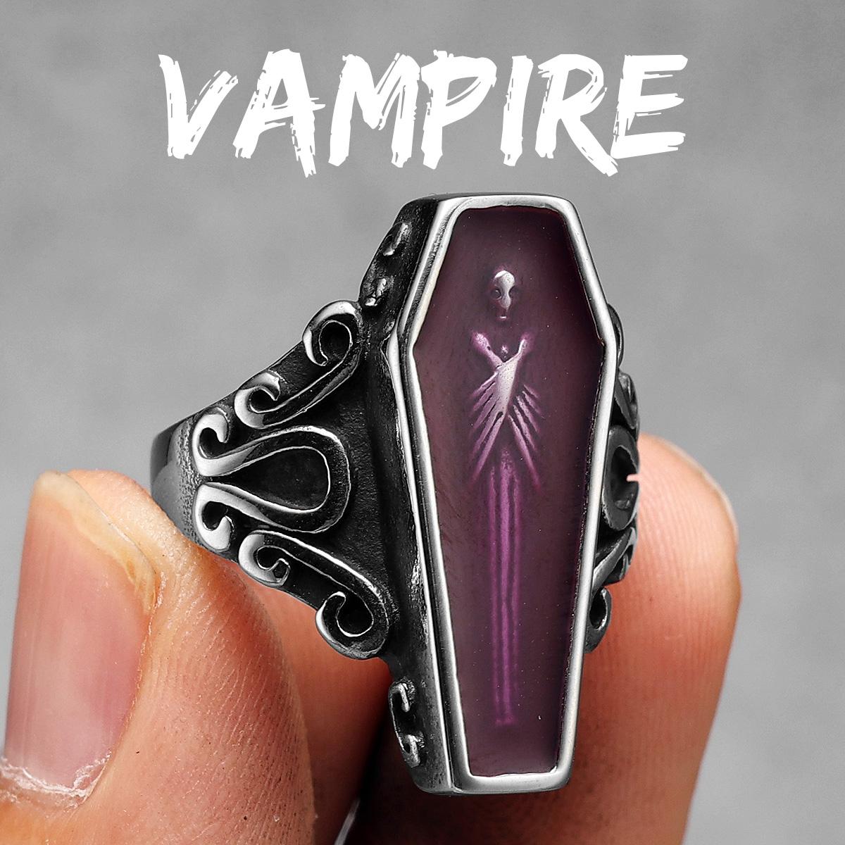 Gothic Mummy Vampire Coffin Men Rings Stainless Steel Women Jewelry Punk Rock Cool Stuff Fashion Accessories Gift 15
Gothic Mummy Vampire Coffin Men Rings Stainless Steel Women Jewelry Punk Rock Cool Stuff Fashion Accessories Gift 15