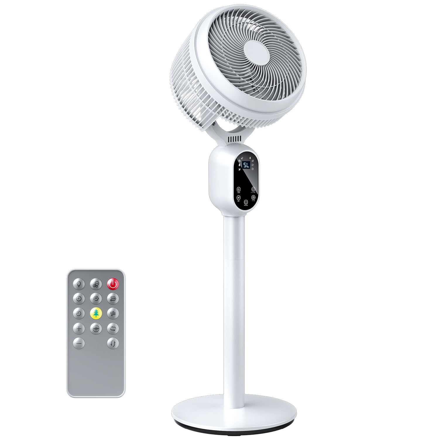Circulator Fan for dual use Summer New Development Ion Function 360 Degree Circulator Energy Saving Electric Fan Living Room Fan Silent DC Motor AI білий
Circulator Fan for dual use Summer New Development Ion Function 360 Degree Circulator Energy Saving Electric Fan Living Room Fan Silent DC Motor AI білий