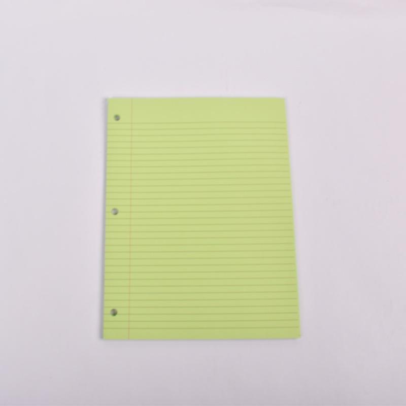American-Style 3-Hole Loose-Leaf Colored Notebook with Lined Refill Pages
American-Style 3-Hole Loose-Leaf Colored Notebook with Lined Refill Pages