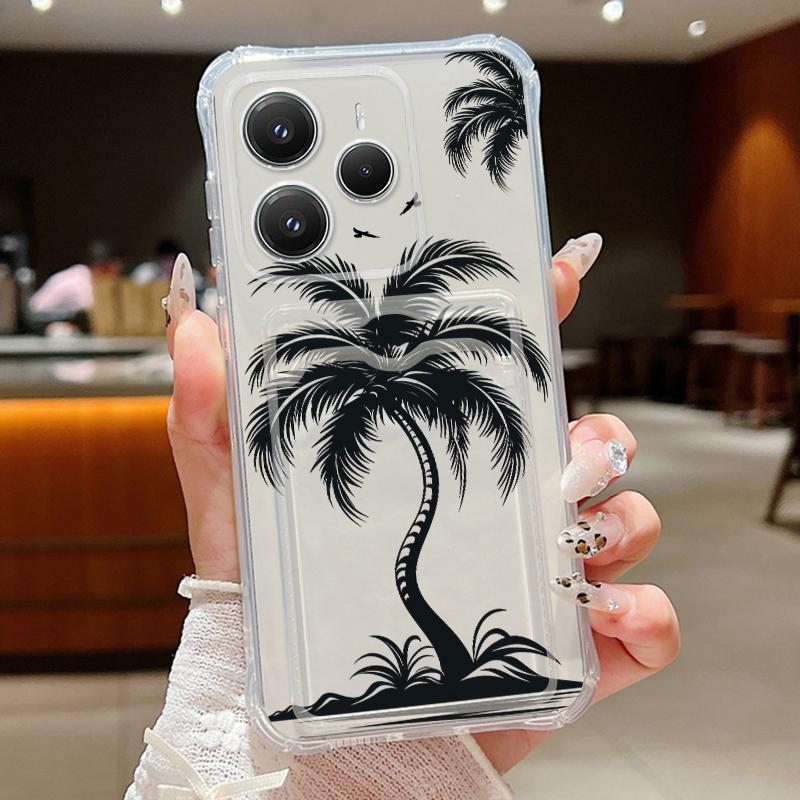 Чехол с прозрачным слотом для карт с принтом кокоса для Xiaomi 14T 13T Pro Poco F6 X6 Redmi 14C Note 13 Pro 12 11, мягкий силиконовый тонкий противоударный прозрачный чехол для телефона Xiaomi Poco M6 Pro 4G прозрачный
Чехол с прозрачным слотом для карт с принтом кокоса для Xiaomi 14T 13T Pro Poco F6 X6 Redmi 14C Note 13 Pro 12 11, мягкий силиконовый тонкий противоударный прозрачный чехол для телефона Xiaomi Poco M6 Pro 4G прозрачный