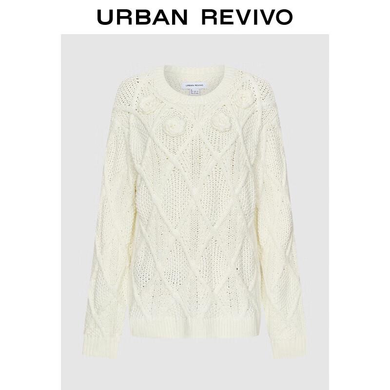 UR Women s 3D Floral Diamond Knit Sweater XL
UR Women s 3D Floral Diamond Knit Sweater XL