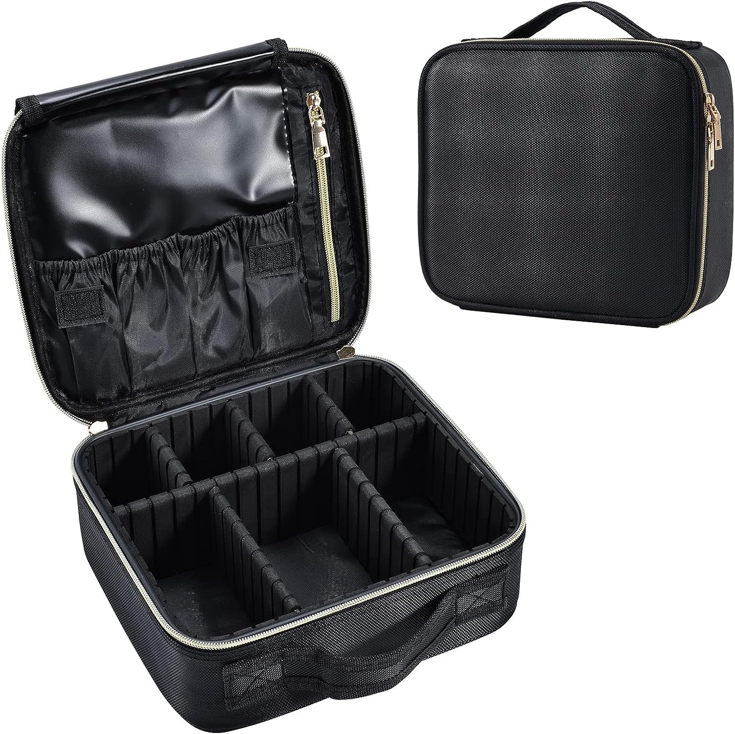 Professional Makeup Box Joligrace Cosmetic Box Makeup Pouch Large Capacity Cosmetic Pouch Portable Makeup Box Cosmetics Makeup Tools Storage Box чорний
Professional Makeup Box Joligrace Cosmetic Box Makeup Pouch Large Capacity Cosmetic Pouch Portable Makeup Box Cosmetics Makeup Tools Storage Box чорний