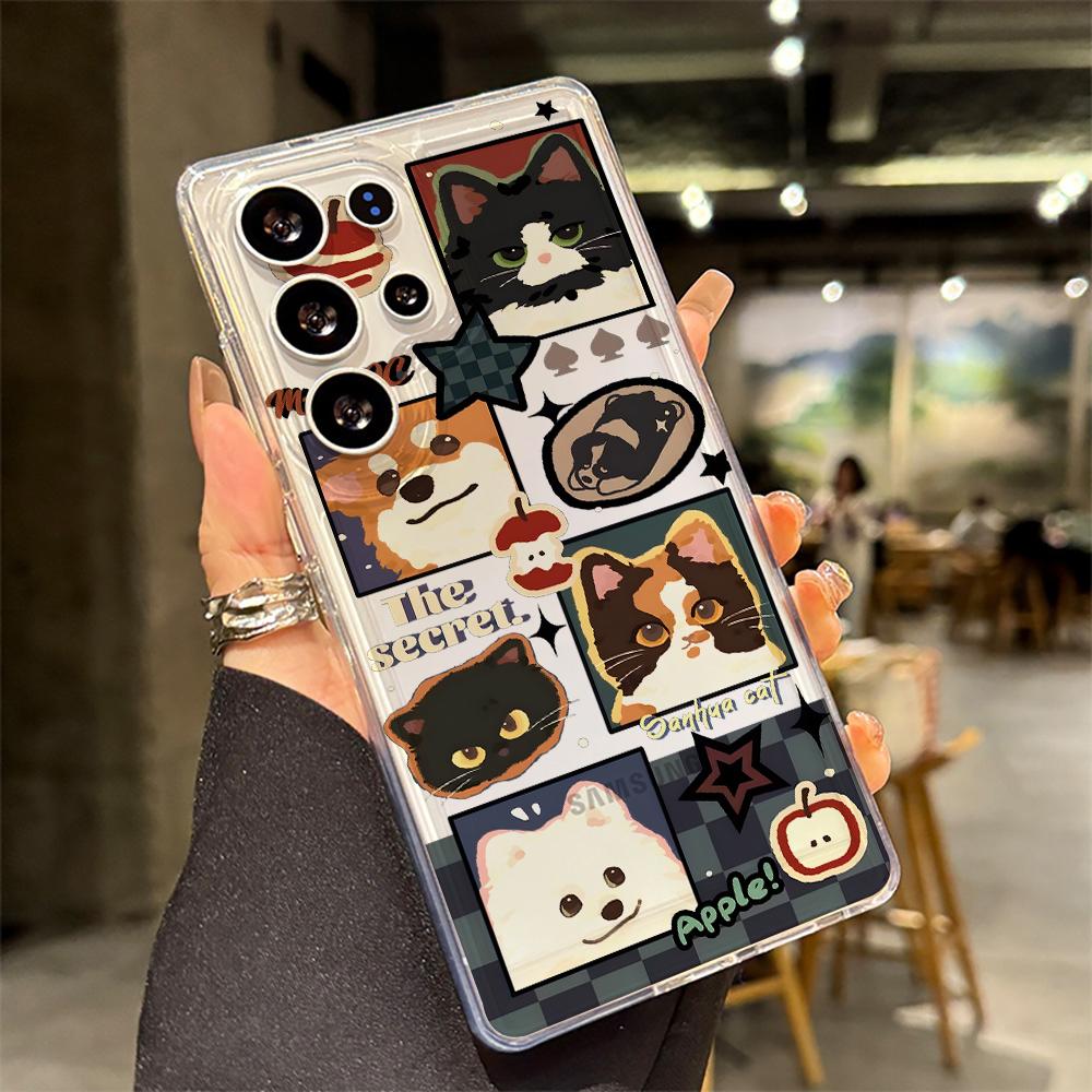 Cat Dog Collage Cute Phone Case For Samsung Galaxy A35 A55 A53 A54 A34 5G Note 20 S23 S25 S24 S22 S21 Ultra FE Plus Clear Cover Galaxy S23
Cat Dog Collage Cute Phone Case For Samsung Galaxy A35 A55 A53 A54 A34 5G Note 20 S23 S25 S24 S22 S21 Ultra FE Plus Clear Cover Galaxy S23