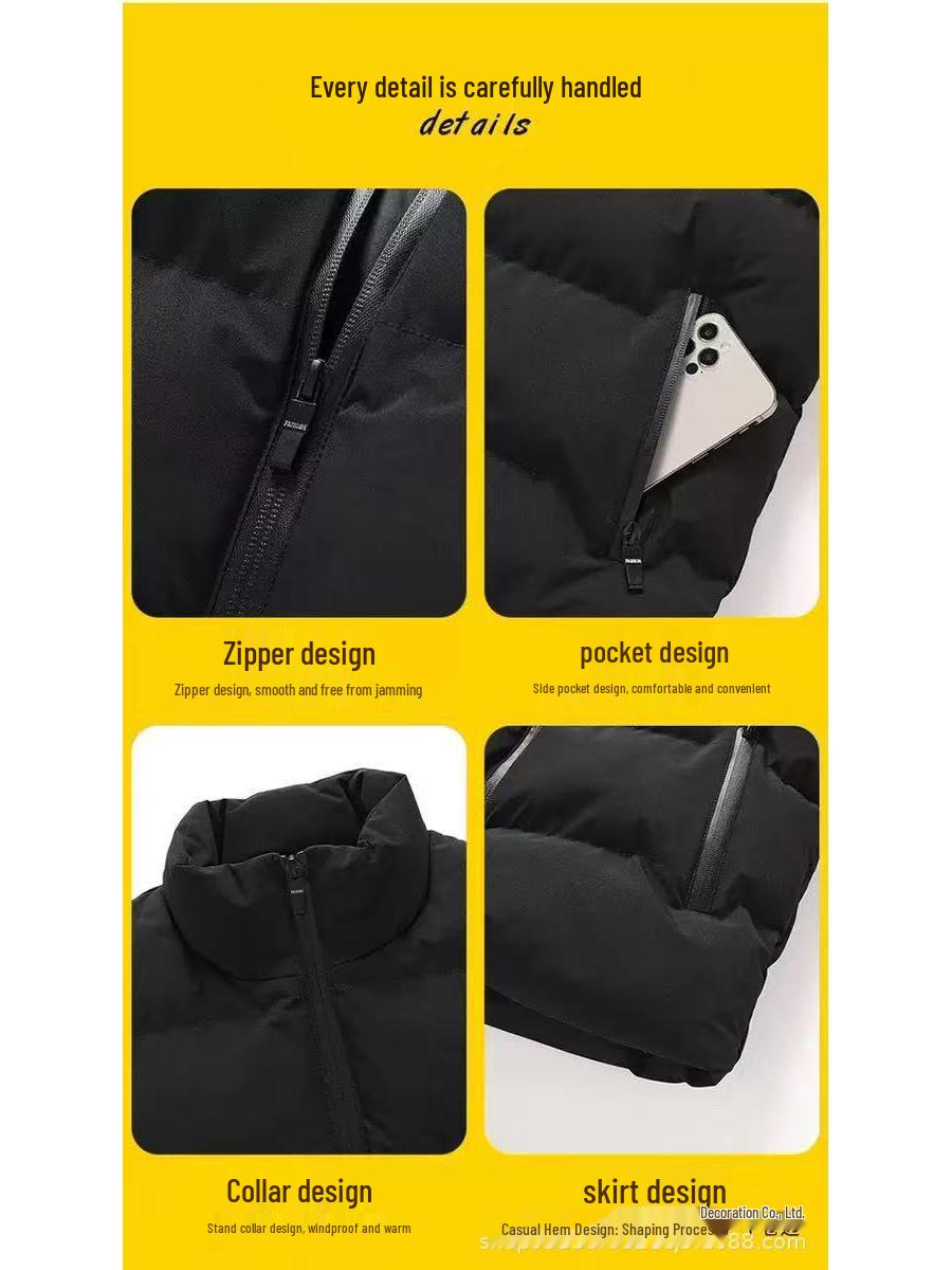 Men s Warm Down Cotton Vest - Autumn/Winter Thickened Outerwear M (50-60 kg)
Men s Warm Down Cotton Vest - Autumn/Winter Thickened Outerwear M (50-60 kg)