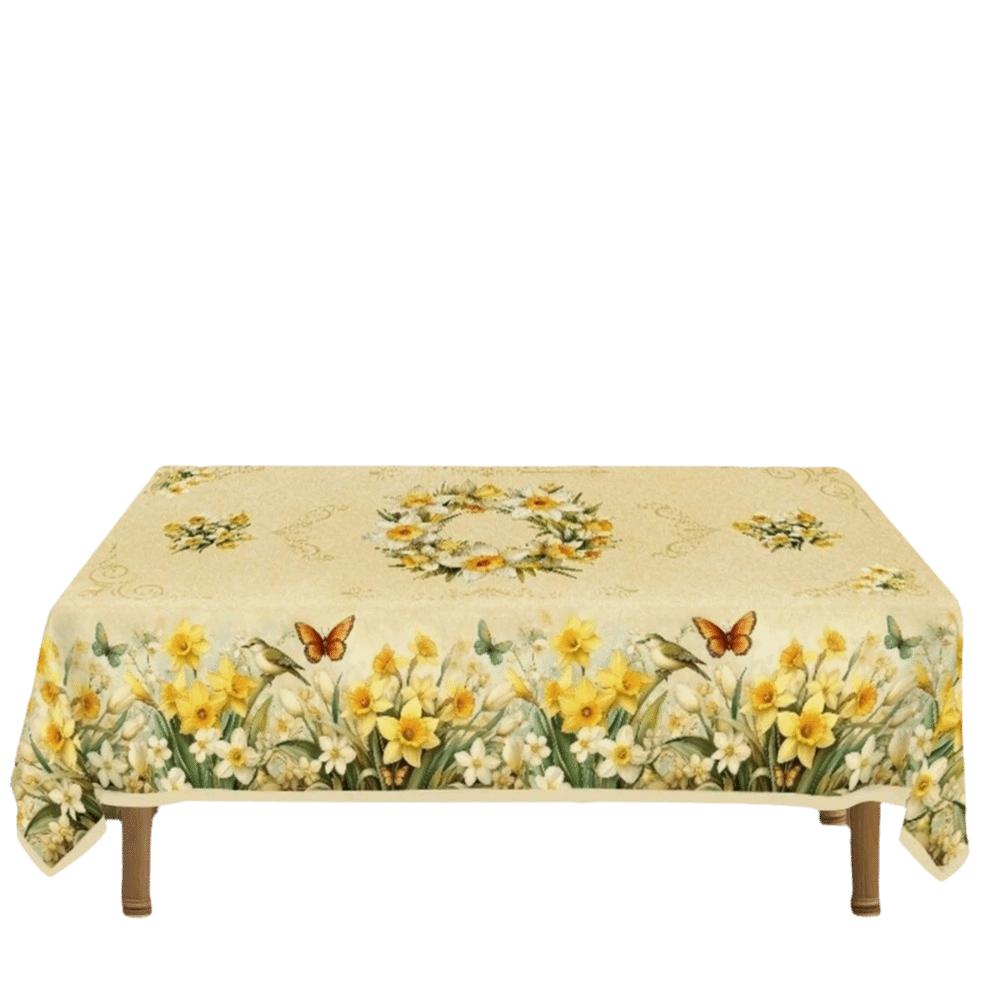 Sweet Floral Tablecloth Waterproof Embossed Edge Desk Decoration Cloth Anti-fouling Rabbit Butterfly Table Mat Picnics
Sweet Floral Tablecloth Waterproof Embossed Edge Desk Decoration Cloth Anti-fouling Rabbit Butterfly Table Mat Picnics