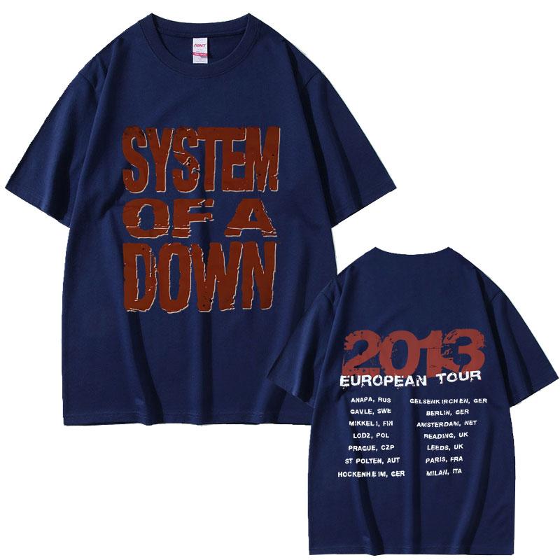 Limited Rock Band System of A Down European Tour 2013 Print Tshirt Male Fashion Tshirt Men Vintage Alternative Metal Tees 4XL
Limited Rock Band System of A Down European Tour 2013 Print Tshirt Male Fashion Tshirt Men Vintage Alternative Metal Tees 4XL