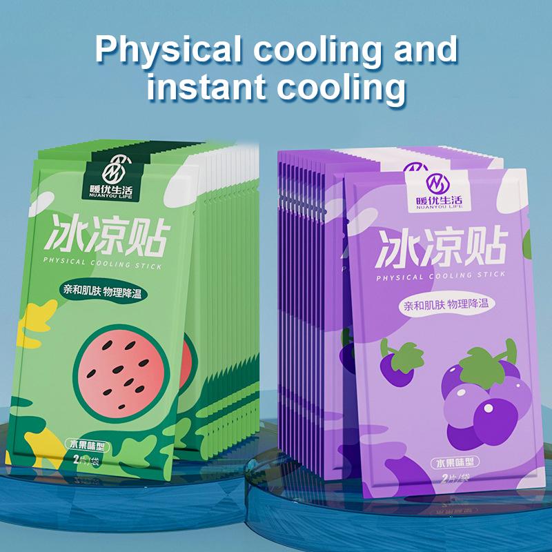 10Pcs Summer Cool Paste Fruit Flavor Ice Paste Cooling Stickers Cool Heat Prevention Stickers Multi-Purpose Portable Cool Paste
10Pcs Summer Cool Paste Fruit Flavor Ice Paste Cooling Stickers Cool Heat Prevention Stickers Multi-Purpose Portable Cool Paste