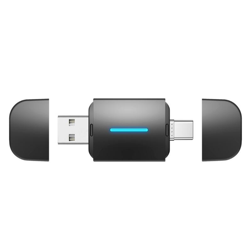 Auto Connect Wired to Wireless Converter 2 in 1 Wireless Adapter Plug & Play Type-C USB Adapter 1
Auto Connect Wired to Wireless Converter 2 in 1 Wireless Adapter Plug & Play Type-C USB Adapter 1
