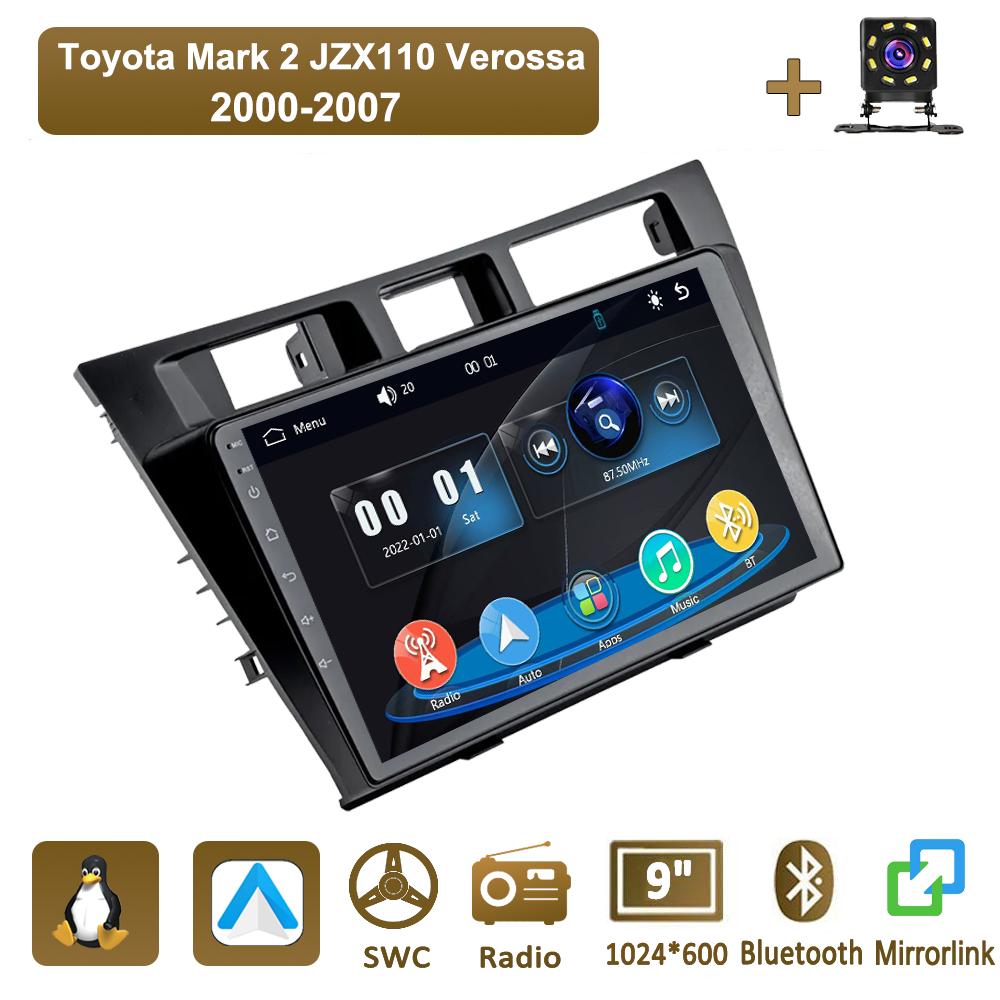 Icreative Car Radio Multimedia MP5 Player Head Unit Stereo BT For Toyota Mark 2 JZX110 Verossa 2000-2007 чёрный
Icreative Car Radio Multimedia MP5 Player Head Unit Stereo BT For Toyota Mark 2 JZX110 Verossa 2000-2007 чёрный
