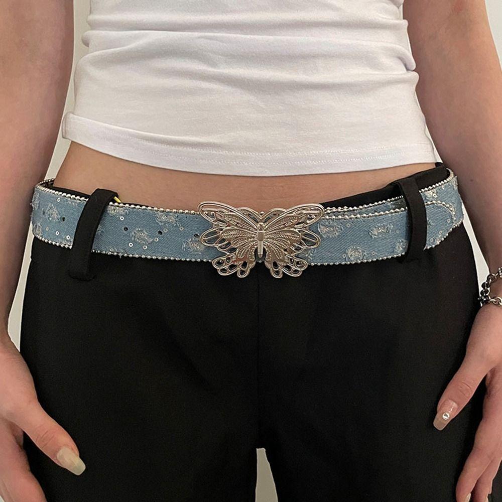 Korean Style Thin Belt Trouser Decoration Pu Waistbands Elegant Denim Butterfly Belt Daily чёрный
Korean Style Thin Belt Trouser Decoration Pu Waistbands Elegant Denim Butterfly Belt Daily чёрный