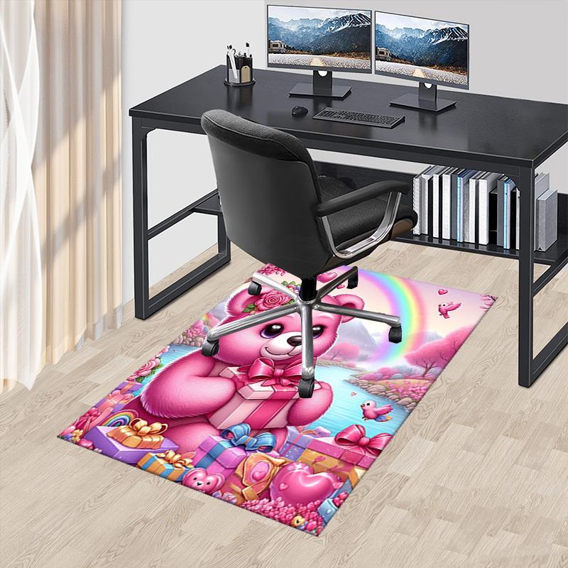 1pc Pink Teddy Bear with Flowers Chair Mat - Anime Cartoon Design, Festival Gift, Non-Slip Carpet for Office and Home Decor, Suitable for All Seasons. 60cm by 90cm
1pc Pink Teddy Bear with Flowers Chair Mat - Anime Cartoon Design, Festival Gift, Non-Slip Carpet for Office and Home Decor, Suitable for All Seasons. 60cm by 90cm