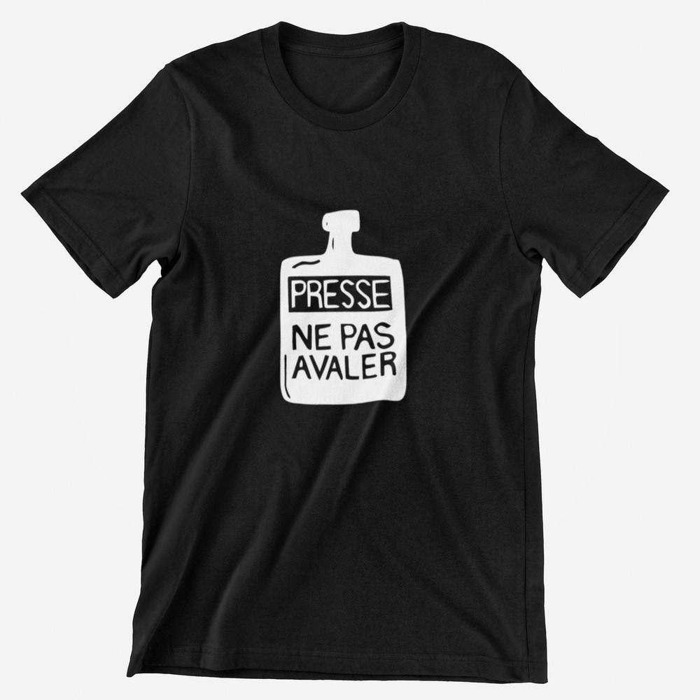 Presse Ne Pas Avaler T-Shirt Thom Yorke, Unisex tee M
Presse Ne Pas Avaler T-Shirt Thom Yorke, Unisex tee M