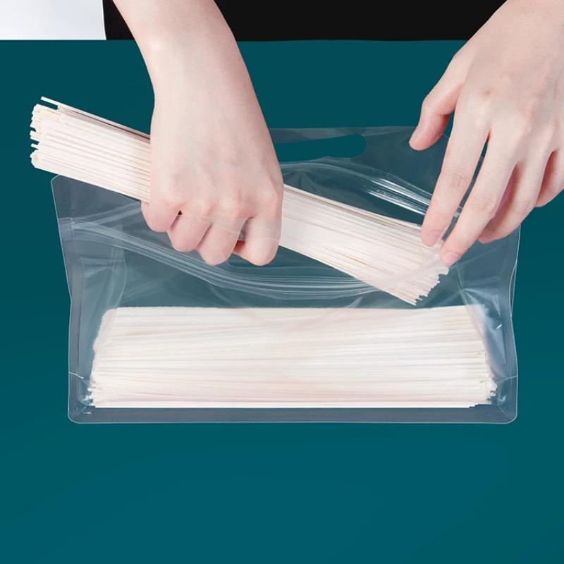 1pc Food Packaging Ziplock Bags Transparent with Handle Stand Up Sealed for Candy Nuts Storage Reusable Zip Lock Pouch 24x17cm
1pc Food Packaging Ziplock Bags Transparent with Handle Stand Up Sealed for Candy Nuts Storage Reusable Zip Lock Pouch 24x17cm