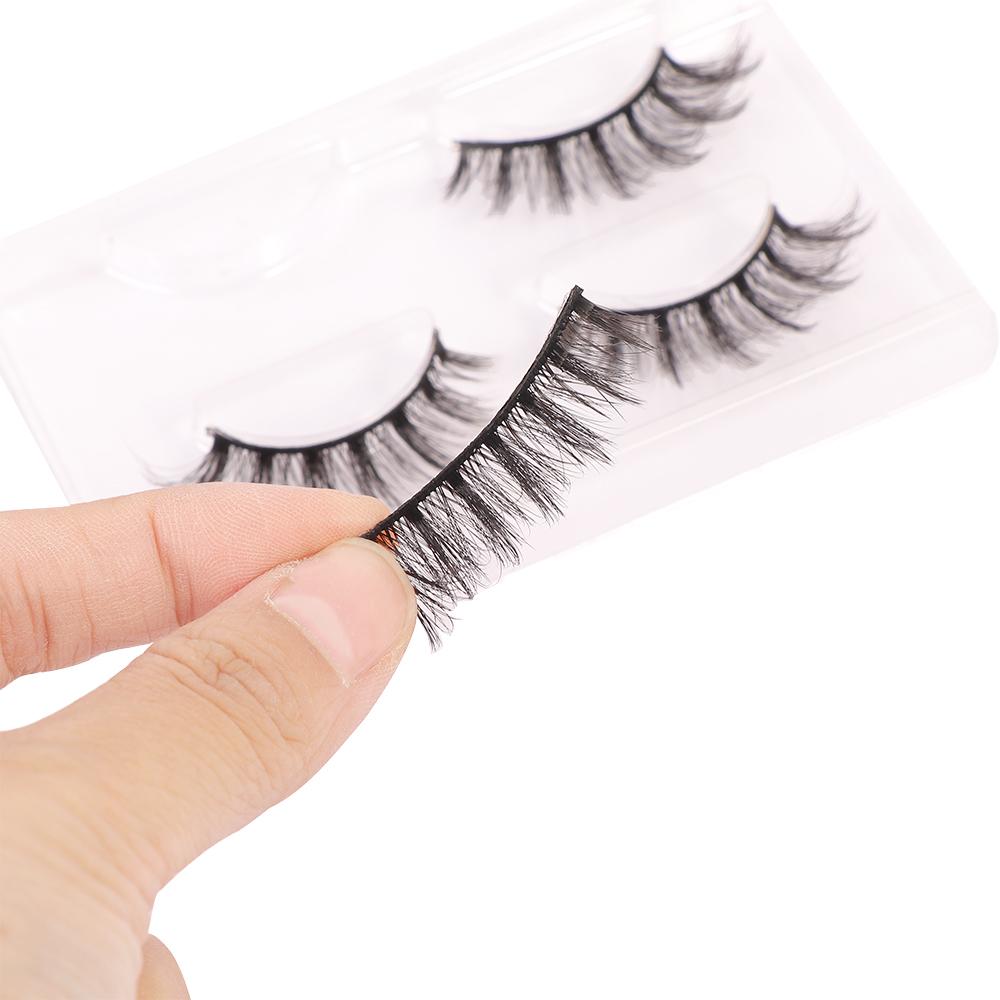 2 Pairs Black Thick Natural Faux Mink Volume Long False Eyelashes Fake Eye Lashes чёрный
2 Pairs Black Thick Natural Faux Mink Volume Long False Eyelashes Fake Eye Lashes чёрный