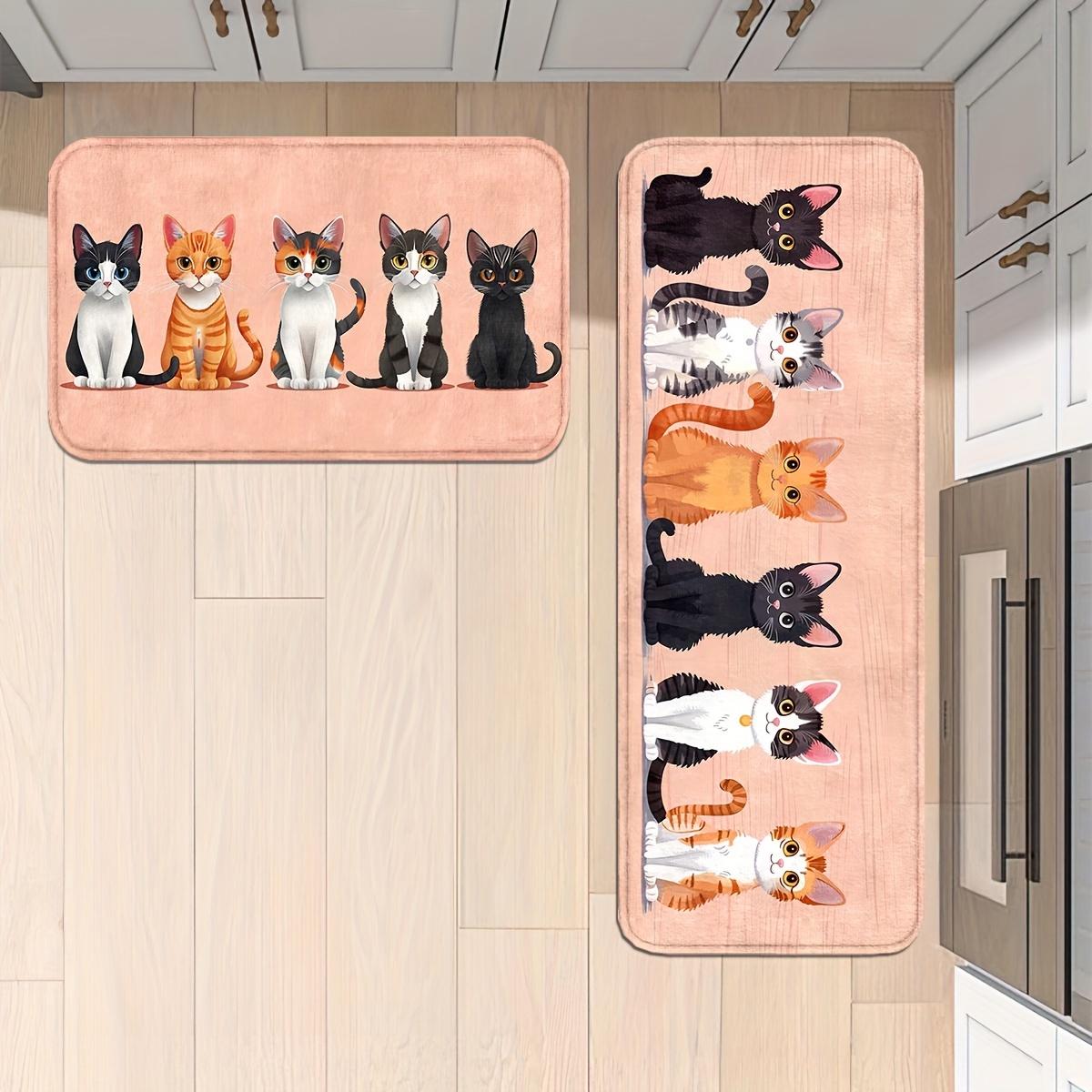 1Pcs Anti Fatigue Kitchen Rugs, Whimsical Cat Print Waterproof Non-Slip Thick Cushioned Kitchen Mat Heavy Duty Comfort Standing Mat for Kitchen 40*60cm
1Pcs Anti Fatigue Kitchen Rugs, Whimsical Cat Print Waterproof Non-Slip Thick Cushioned Kitchen Mat Heavy Duty Comfort Standing Mat for Kitchen 40*60cm