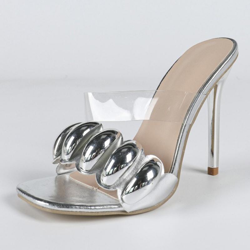 Fashion Metal Decoration Design Brand Sandals Women Sexy Open Toe Transparent PVC Thin Heel Slide Sandals Fashion Banquet Dress Mules 35 серебряный
Fashion Metal Decoration Design Brand Sandals Women Sexy Open Toe Transparent PVC Thin Heel Slide Sandals Fashion Banquet Dress Mules 35 серебряный