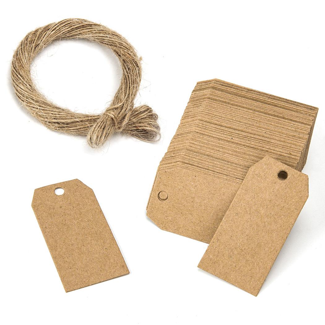 100PCS Rectangle Kraft Tags Blank Xmas Hanging Tags DIY Paper Lable Decor Craft
100PCS Rectangle Kraft Tags Blank Xmas Hanging Tags DIY Paper Lable Decor Craft