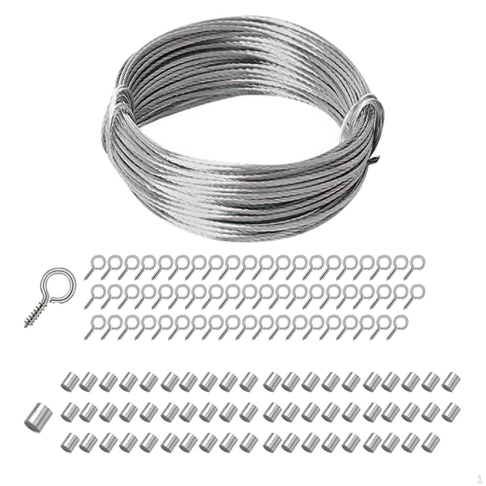 Міцний дріт для підвішування стін і фотографій 30m Wire 121PCS
Міцний дріт для підвішування стін і фотографій 30m Wire 121PCS