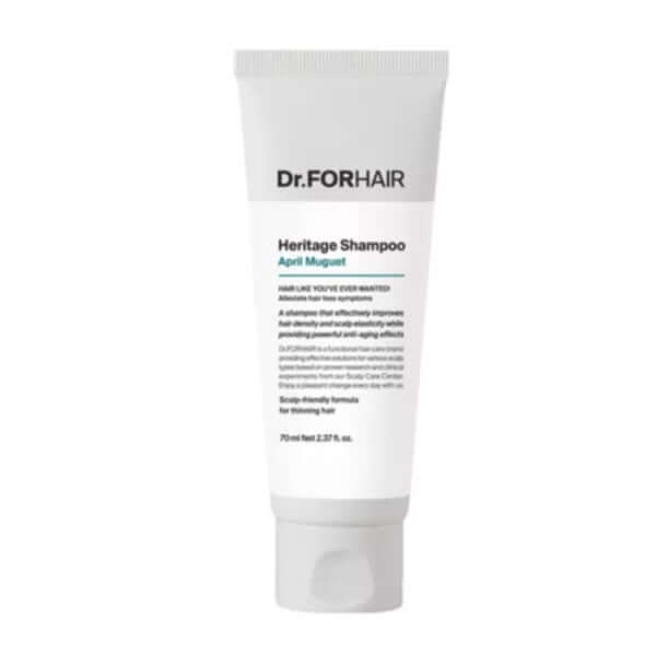 Dr.FORHAIR Heritage Shampoo April Muguet - 70ml
Dr.FORHAIR Heritage Shampoo April Muguet - 70ml