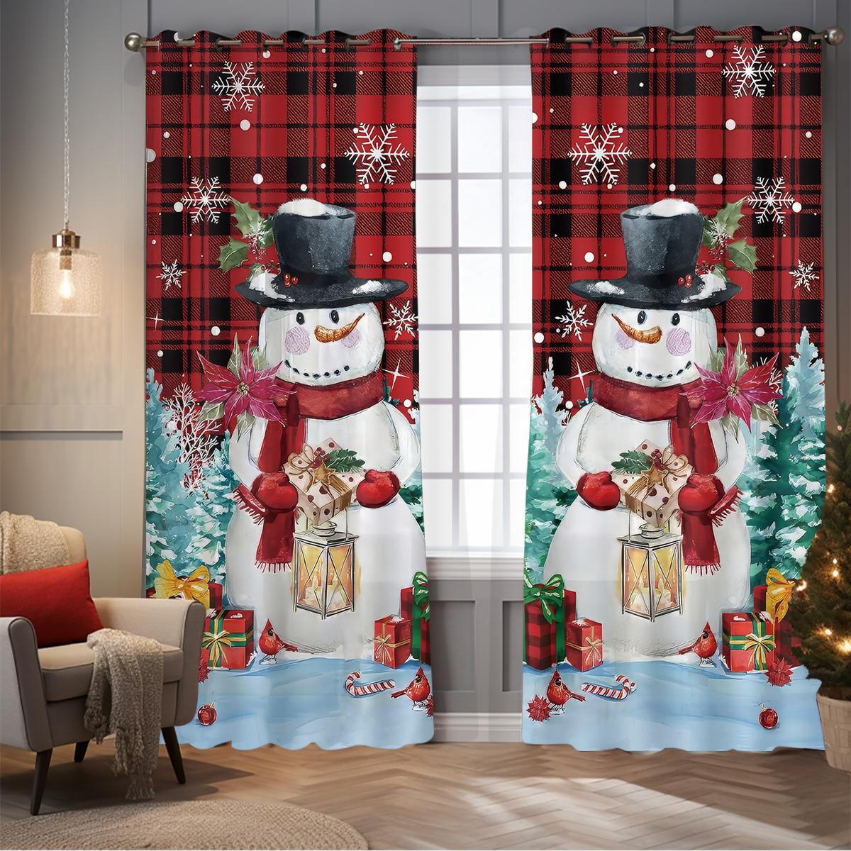2pcs Christmas Snowman Print Blackout Curtains Multiple Sizes Living Rooms Holiday Insulation Decoration Easy Installation 100*130 Rod Pocket 1pcs
2pcs Christmas Snowman Print Blackout Curtains Multiple Sizes Living Rooms Holiday Insulation Decoration Easy Installation 100*130 Rod Pocket 1pcs